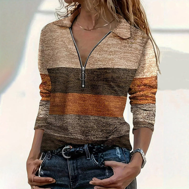 Vintage Patterned Blouse