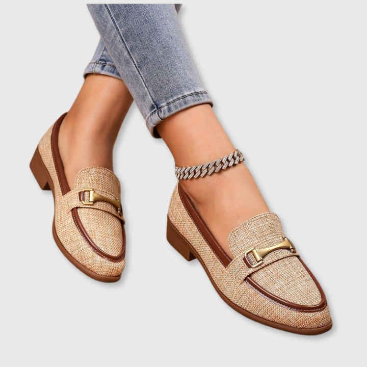 Elvira™ | Retro Loafers with Buckle