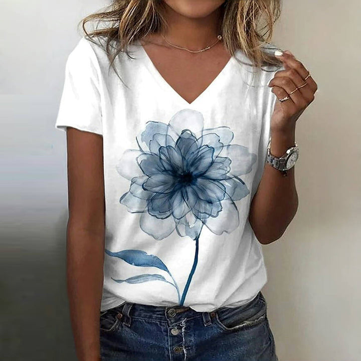 Vintage Floral Print T-shirt