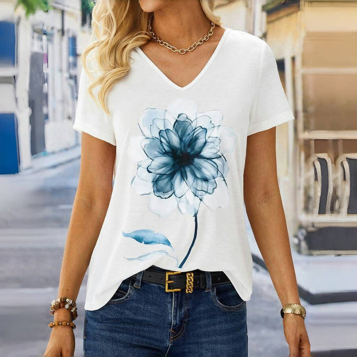 Vintage Floral Print T-shirt