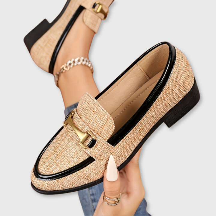 Elvira™ | Retro Loafers with Buckle