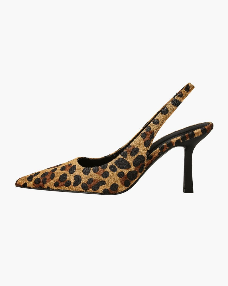Noa™ | Khaki Leopard Heels